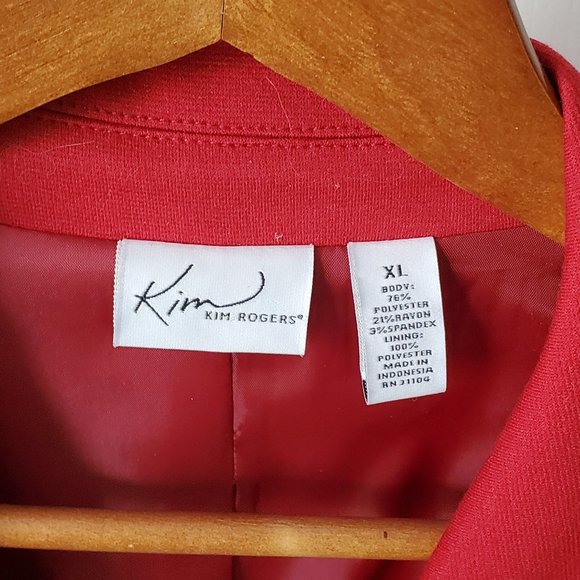 Kim Rogers Red Suit Jacket - Picture 4 of 5